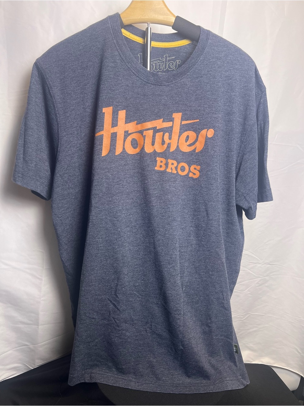 Howler Brothers Men's Navy Blue Logo T‑Shirt Size L